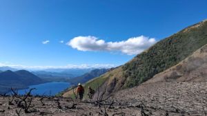 Incendio al sur de Bariloche: «El fuego está en la fase final»