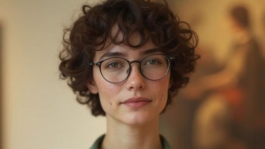 El avatar de “Dani”, una chatbot del Museo de la Comunicación de Roca que guía y asesora virtualmente. Foto: gentileza.  