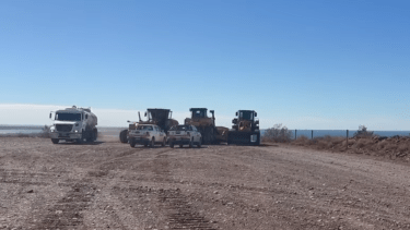 La comunidad mapuche busca impedir los trabajos de YPF en el área. Foto: captura.