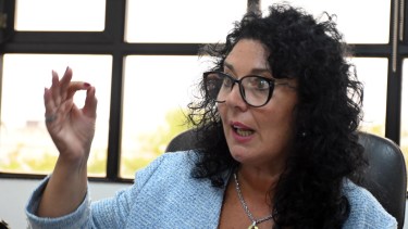 La barilochense Criado asumió en junio del 2021 en el STJ y cumple desde febrero con su primera presidencia. Foto: Marcelo Ochoa