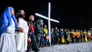 Cómo será el vía crucis submarino, único en el país, que se realiza en Puerto Madryn