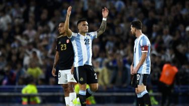 Lautaro Martínez y Lionel Messi, dos bajas sensibles en Argentina.