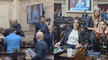 Video | Escándalo en el Congreso: diputados a los empujones, gritos e insultos en el recinto