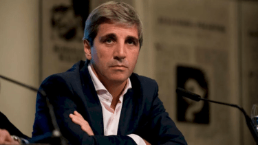 El ministro de Economía, Luis Caputo.