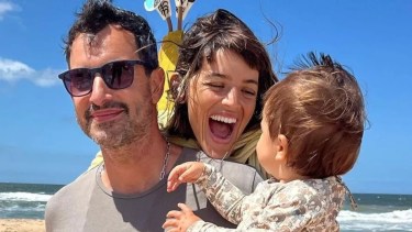 Calu Rivero y su familia