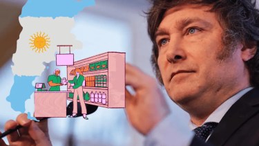 Javier Milei enfocado en la inflación.