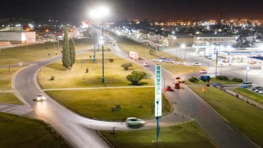 El municipio de Roca destinará los fondos a mejorar la iluminación en distintos puntos de la ciudad. Foto: archivo.  