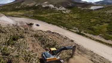 Pavimentación en Ruta 23. Foto: Neuquén Informa.
