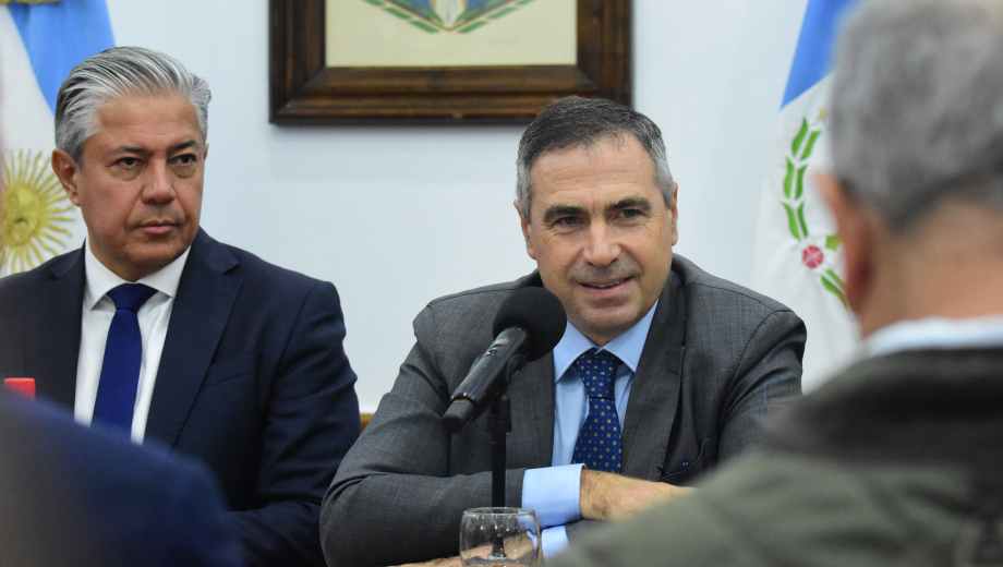 Rolando Figueroa y Gustavo Mazieres, cabezas de dos de los poderes del Estado. (Archivo/Cecilia Maletti)