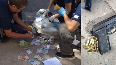 Un detenido por robo de dinero a mano a armada, a plena luz del día en Balsa Las Perlas