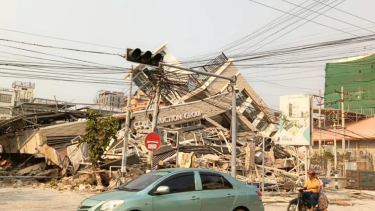 Terremoto en Myanmar. Foto: Agencia Noticias Argentinas/Xinhua