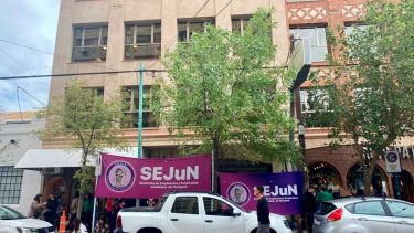 Judiciales protestaron este miércoles en el TSJ. Foto: Archivo Matías Subat. 