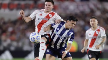 River choca con Talleres en el Monumental. Foto: FBaires.