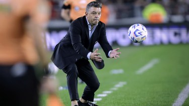 Marcelo Gallardo tiene dudas en la formación de River para enfrentar a Gimnasia, en La Plata.