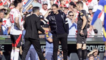 Fernando Gago habló luego de la derrota contra River. (Foto: Fotobaires)