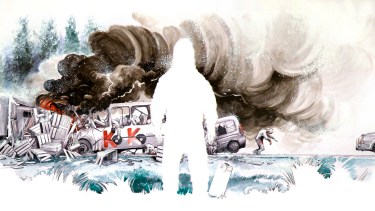 Una postal del eternauta roquense, de Guillermo Serafín.