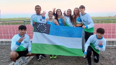 Río Negro sumó medallas en atletismo. (Foto: Río Negro deportes)