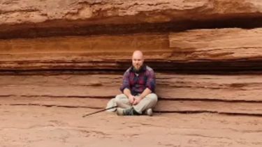 Damiano, el italiano que llegó a El Chocón en busca de los dinosaurios que siempre admiró