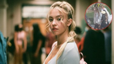 Sydney Sweeney en el set de "Euphoria"