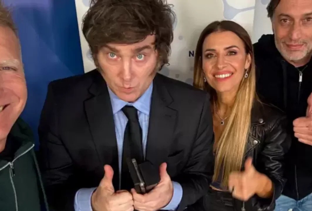 Javier Milei y Mariana Brey
