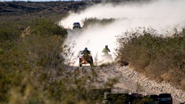 Insólito y peligroso: tres cuatriciclos se metieron en el camino del Rally Regional y frustraron el parcial