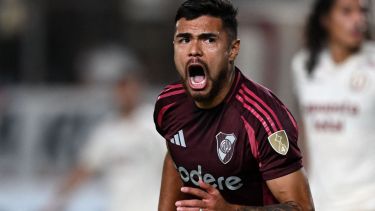 Paulo Díaz anotó el 1-0 en el Monumental. (AFP)