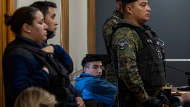 Agustín Rasini fue condenado a 25 años de prisión por el homicidio de Lucas Gatica, en Bariloche. (Foto: Marcelo Martinez / Patagonia).