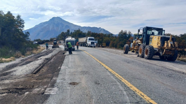 Solicitan transitar con precaución en la Ruta 40. Gentileza: Vialidad Nacional.