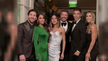 David Beckham celebró su cumpleaños con Antonela Rocuzzo y Lionel Messi, entre otros famosos: las imágenes