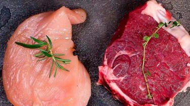 Carne roja y carne blanca en semana santa.