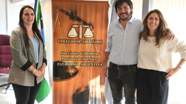 Ezequiel Palavecino es el nuevo presidente del Colegio de Abogados de Bariloche. Foto: Chino Leiva