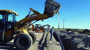 El Gasoducto de la Línea Sur fue la construcción más importante financiada con el bono Castello, que es el núcleo de la deuda provincia. Foto Archivo.