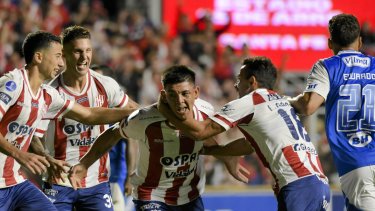 Unión le ganó 1-0 a Cruzeiro en el debut de la Copa Sudamericana.