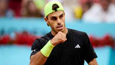 Francisco Cerúndolo pisó fuerte en el Masters 1000 de Madrid y eliminó a Alex Zverev