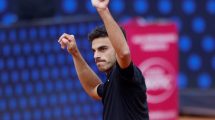 Imagen de Francisco Cerúndolo, a paso firme en el ATP de Munich: venció a David Goffin y avanzó a semifinales