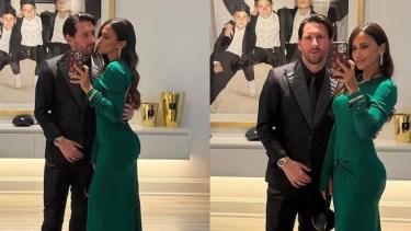 Lionel Messi y Antonela Roccuzzo.