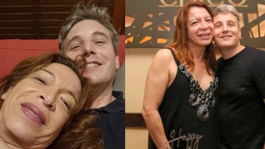 Lizy Tagliani y su pareja, Sebastián.