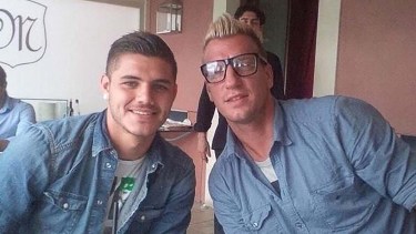 Mauro Icardi y Maxi López.