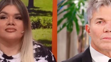 Morena Rial y Fernando Burlando.