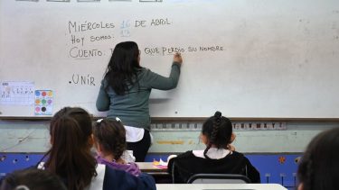 En la provincia hay aproximadamente 28.000 maestros y maestras, incluyendo todos los niveles y modalidades del sistema. Foto Florencia Salto.