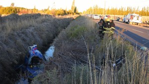 «Riesgo de vida»: cómo están los heridos del grave choque en la Ruta 65, cerca de Roca, un hombre fue derivado a Cipolletti