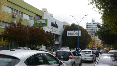 La hotelería de Roca tiene más de la mitad de sus plazas ocupadas por la industria petrolera. Foto: Juan Thomes.