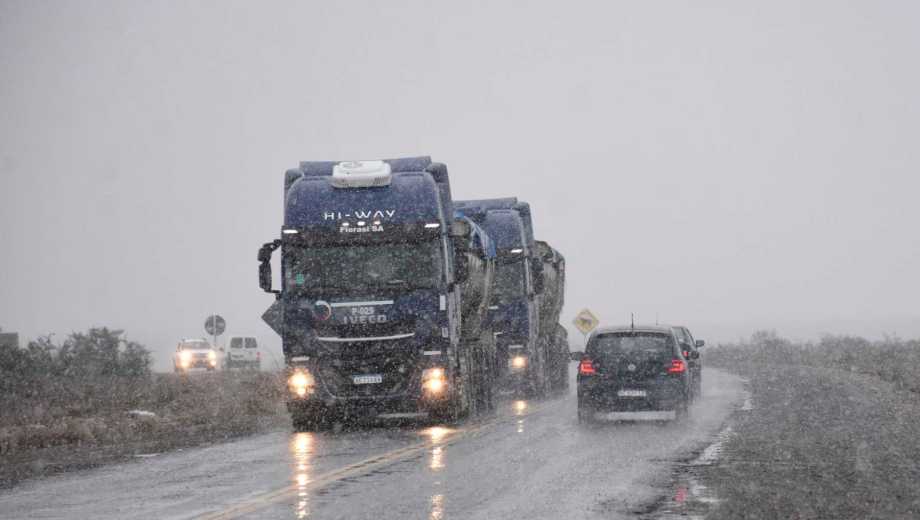 Nieve y frío extremo. Foto: archivo Andrés Maripe. 