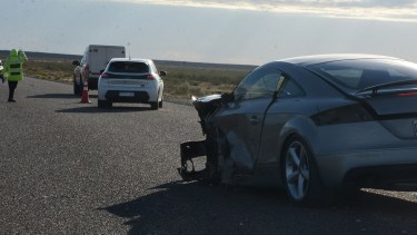 La fiscalía de Roca interviene en el siniestro. Foto: Juan Thomes.