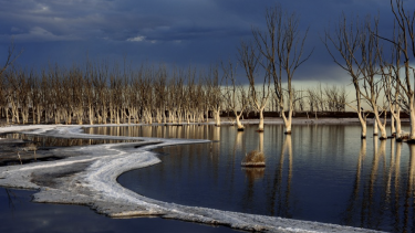 La Laguna de Epecuén. Foto gentileza Clarín. 