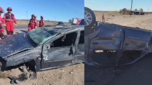 Cómo es el estado de la familia de Neuquén que volcó en la Ruta 22: dos personas fueron operadas