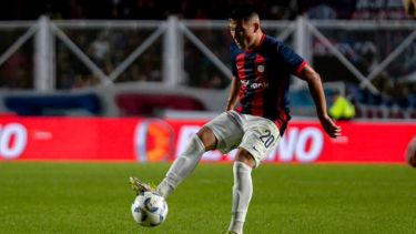 Tomás Porra el futbolista de Las Grutas que llegó a San Lorenzo. Foto: Getileza. 