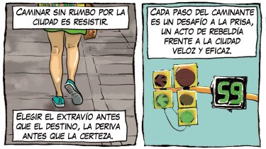 «Caminar es resistir», la nueva tira de Chelo Candia en el Voy