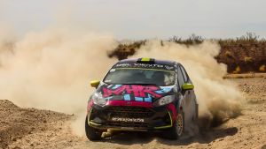Rally Neuquino: Adrián Altamirano mostró un gran potencial y ganó en Plaza Huincul