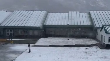 Nieve en Neuquén. Foto: captura. 